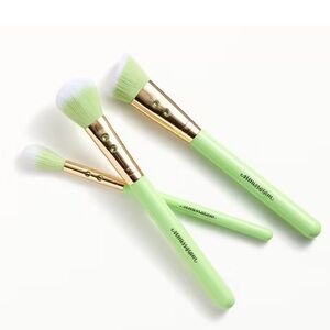 SLMISSGLAM Green Trio Brush Set BRAND NEW/SEALED
